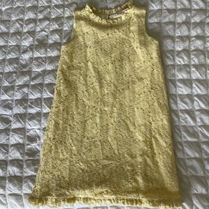 Rachel Parcell Yellow Lace Kids Dress